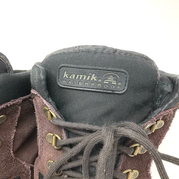 Kamik Nationplus Men’s Size 9 Waterproof Insulated Snow Rain Boots Brown - Picture 5 of 10